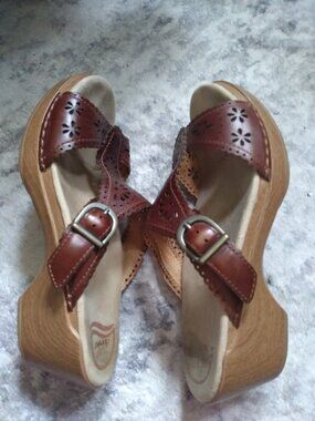 Dansko brown leather sandals - 39/8